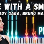 Die With A Smile piano tutorial- Lady Gaga, Bruno Mars