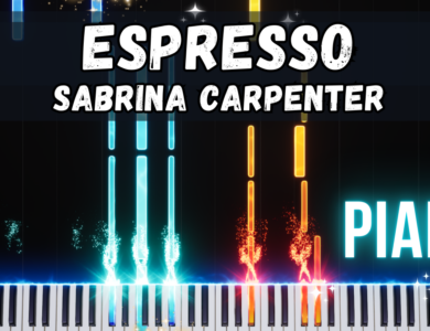 Espresso - Sabrina Carpenter Piano Tutorial & Sheet Music