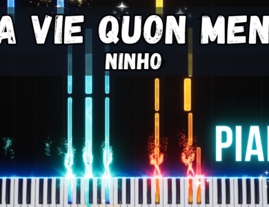 Ninho - La vie qu'on mène Tutoriel Piano & Partition