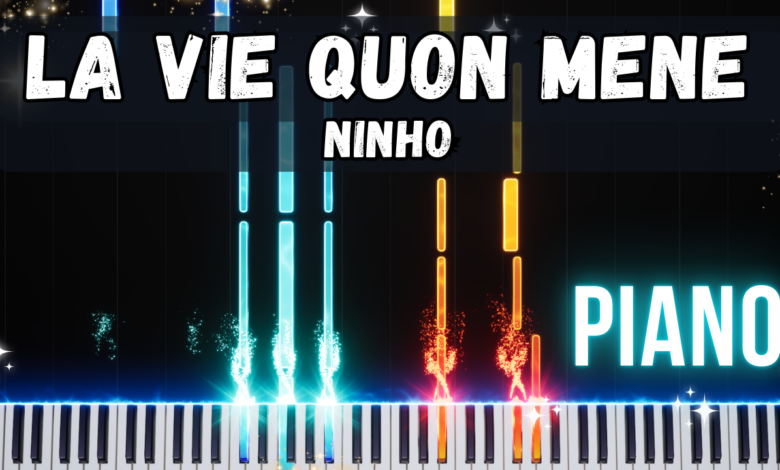 Ninho - La vie qu'on mène Tutoriel Piano & Partition