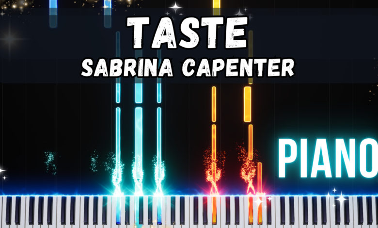 Taste - Sabrina Carpenter Piano Tutorial & Sheet Music